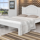 Cama Casal Celeste Branco