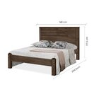 Cama Casal Cerejeira 130/140  Amêndoa