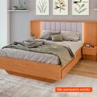 Cama Casal Com 2 Mesas De Apoio Solaris 4 Gv Revestimento Sin
