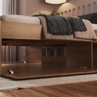 Cama Casal Com 4 Portas 140 Tokkio Nogal - Art In Móveis