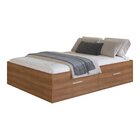 Cama Casal Com 4 Portas Tokkio Nogal