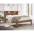 Cama Casal Com Baú Invicta Jatobá