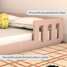 Cama Casal Com Casinha Montessoriana Play Rosa