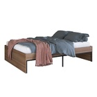 Cama Casal Com Estrutura Aço  Artetube 193x142
