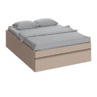 Cama Casal Com Gavetão Auxiliar Versátil Duna