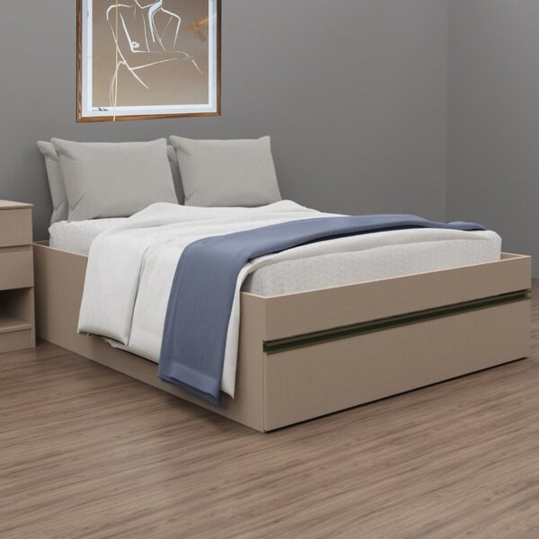 Cama Casal Com Gavetão Auxiliar Versátil Duna