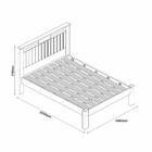 Cama Casal Com Painel Aveludado Marbella