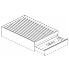 Cama Casal Complemento Box Versátil Com Gaveta Mdp Castro