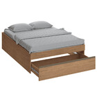 Cama Casal Complemento Box Versátil Com Gaveta Mdp Castro