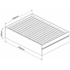 Cama Casal Complemento Box Versátil Com Gaveta Mdp Castro