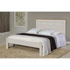 Cama Casal Dallas Ii Tebarrot Off White Madeira 1.40 Quarto