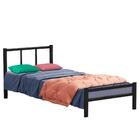 Cama Casal De Ferro Tubular Resistente Laís Preto Primoart