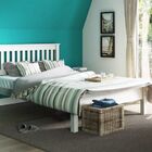 Cama Casal De Madeira Branco - Piratini