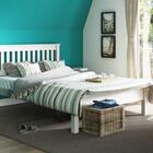 Cama Casal De Madeira Branco - Piratini