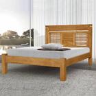 Cama Casal De Madeira Maciça Com Cabeceira Carol Atraente Hon