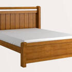 Cama Casal De Mdf Design Moderno 1,40m Reforçada - Zara -natu