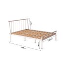 Cama Casal Em Aço Begônia Cabecasa Madeiraoriginals