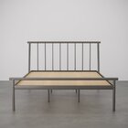 Cama Casal Em Aço Begônia Cabecasa Madeiraoriginals Estanho