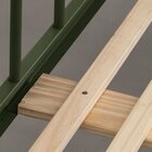 Cama Casal Em Aço Begônia Cabecasa Madeiraoriginals Verde Mus