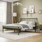 Cama Casal Em Aço Begônia Cabecasa Madeiraoriginals Verde Mus