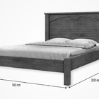 Cama Casal Em Mdf 203cm X 145cm Lion Nature