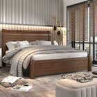 Cama Casal Em Mdf Madri Espresso