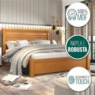 Cama Casal Em Mdf Madri Espresso Cinamomo