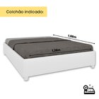 Cama Casal Em Mdp 193cm X 144cm Grecia Espresso Móveis   Bran