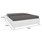 Cama Casal Em Mdp 193cm X 144cm Mônaco