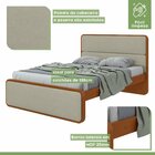Cama Casal Em Mdp/mdf 207x110cm Loop