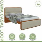 Cama Casal Em Mdp/mdf 207x110cm Loop
