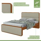 Cama Casal Em Mdp/mdf 207x110cm Loop
