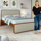 Cama Casal Em Mdp/mdf 207x110cm Loop