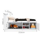 Cama Casal Espaço Pet Branco