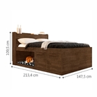 Cama Casal Espaço Pet Malbec Com Colchão