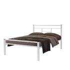 Cama Casal Estrutura Reforçada Aço Moderna Confortável Branco