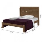 Cama Casal Extensível Livia  Mocaccino
