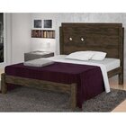 Cama Casal Extensível Livia Carmolar Nogal