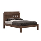 Cama Casal F80 Letícia 1,38 - Chocolate