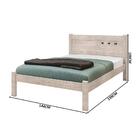 Cama Casal F89 Paola II 1,38 - Avelã