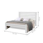 Cama Casal Filadélfia Ripada Branco