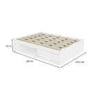 Cama Casal Hanna 2 Gv Branca