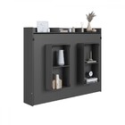 Cama Casal Hanover Articulável Horizontal 2 Prateleiras Grafi