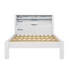 Cama Casal Invicta Com Baú Branco