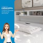 Cama Casal Invicta Com Baú Branco