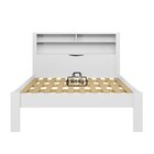 Cama Casal Invicta Com Baú Branco