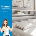 Cama Casal Invicta Com Baú Branco