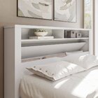 Cama Casal Invicta Com Baú Branco