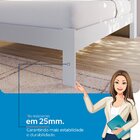 Cama Casal Invicta Com Baú Branco