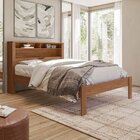 Cama Casal Invicta Com Baú Jatobá